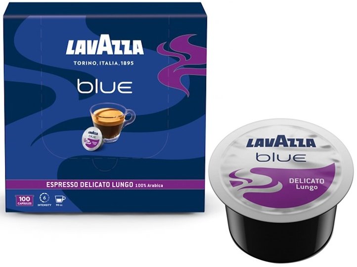 Lavazza Blue Espresso Delicato Lungo 100 капсул 100% арабика