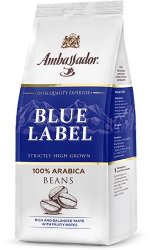 Ambassador Blue Label 1кг кофе в зернах пакет 100% арабика