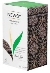 Newby Darjeeling 2г х 25 пак. черный чай картонная упаковка 50 г