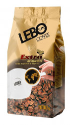 LEBO Extra Арабика кофе в зернах 1 кг
