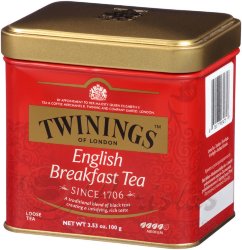 Twinings English Breakfast черный чай 100 г ж/б