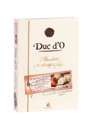 Duc d'O Трюфель белый с клубникой 100г конфеты шоколадные  картонная упаковка 