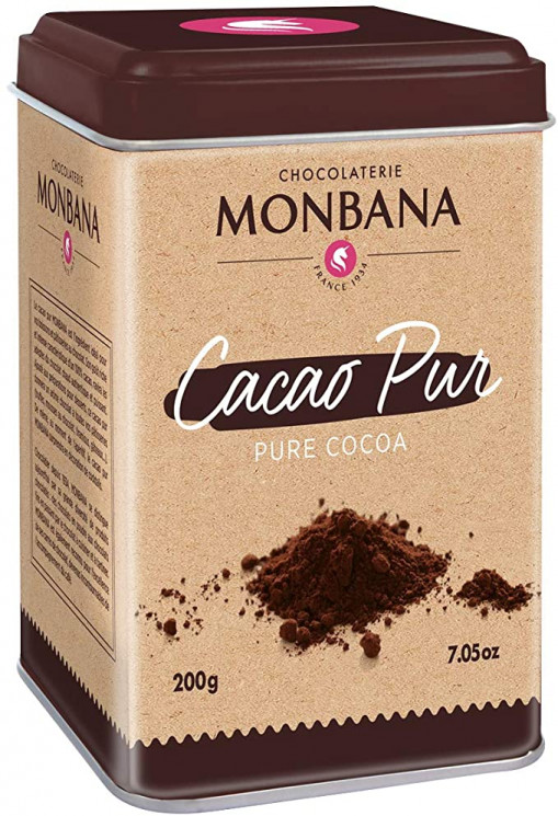 Monbana Cacao Pur 100% какао-порошок 200 г ж/б