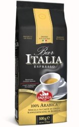 Saquella Bar Italia 100% Arabica 500г пакет кофе в зернах