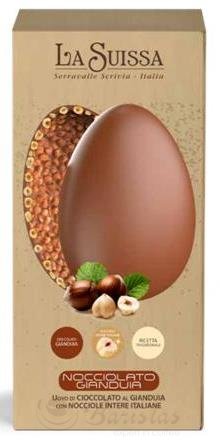 La Siussa Cremino пасхальное шоколадное яйцо с лесным орехом 450г