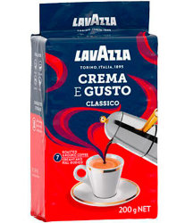 Lavazza Crema Gusto кофе молотый 250 г вакуумная упаковка