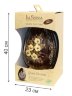 La Siussa Gran Decoro пасхальное шоколадное яйцо с декором 1050г темный шоколад