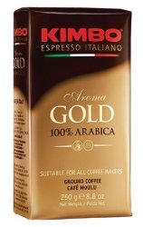 Kimbo Aroma Gold Arabica 250г кофе молотый арабика 100% пакет