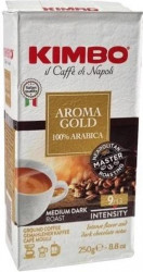 Kimbo Aroma Gold Arabica 250г кофе молотый арабика 100% пакет