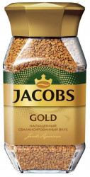 Кофе растворимый Jacobs Gold стеклянная банка 190 г