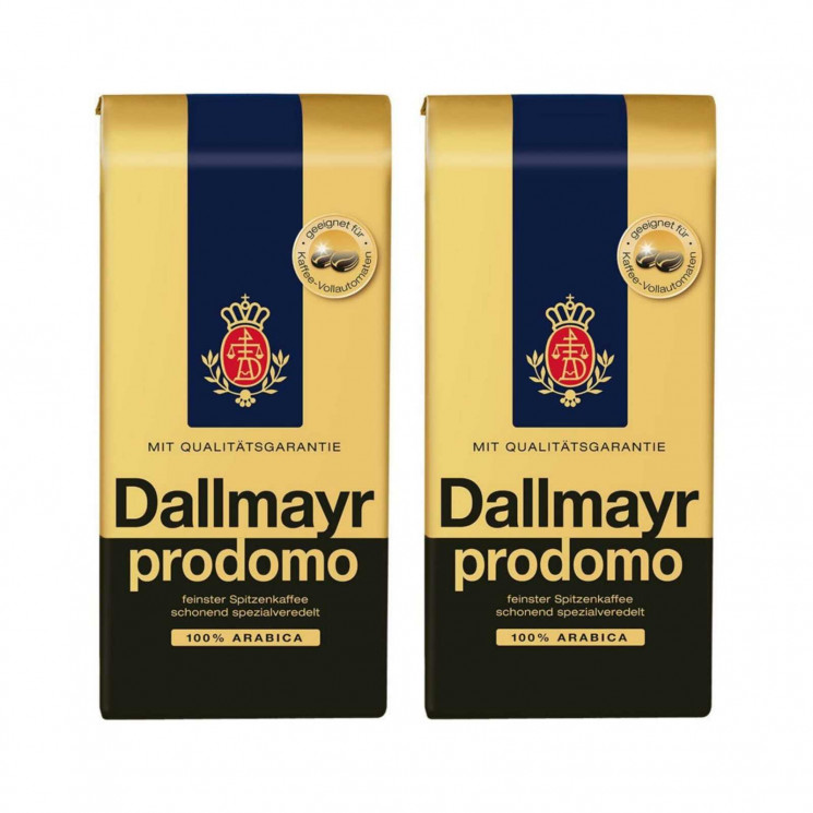 Dallmayr Prodomo 500г кофе молотый 100% арабика в/у (упаковка 2 шт)