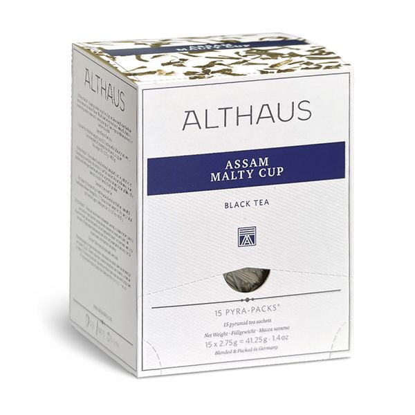 Althaus Assam Malty Cup / Meleng Pyra-Packs 15 пак x 2.75 г черный чай в пирамидках