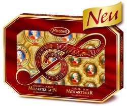 Mozart Mirabell Giftbox 271г конфеты шоколадные подарочная упаковка