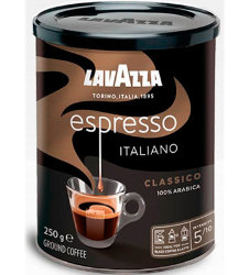 Lavazza Espresso Italiano Classico кофе молотый 250 г жестяная банка 100% арабика
