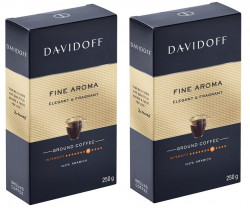 Davidoff Fine Aroma кофе молотый 250г в/у (упаковка 2 шт)