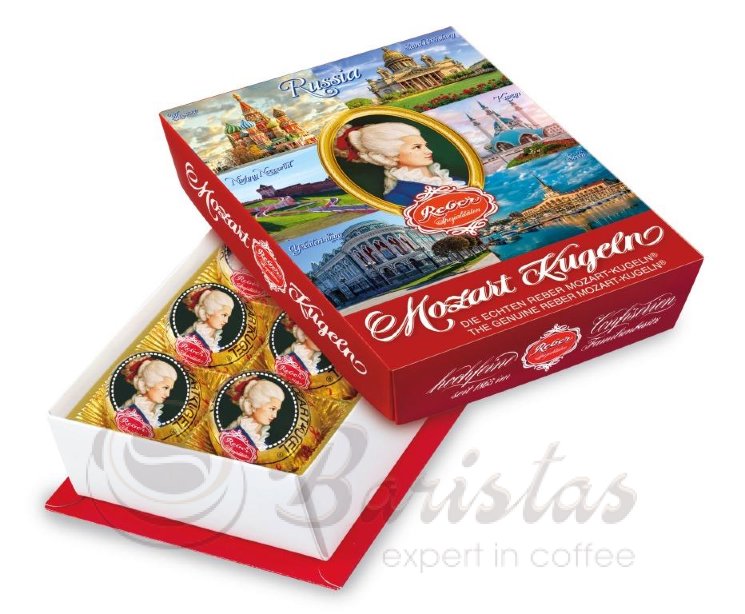 Reber Mozart Города России Constanze Mozart Kugel box молочный шоколад подарочная упаковка 120г