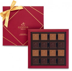 Godiva Finesse Slim Kirmizi 64 pcs 320г плитки шоколадные в подарочной упаковке