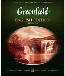 Greenfield English Edition 100 пак х 2г чай черный