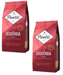Poetti Leggenda Ruby кофе молотый 250 гр (упаковка 2 шт)