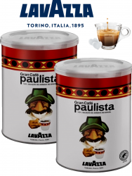 Lavazza Paulista кофе молотый 250г ж/б (2 штуки)
