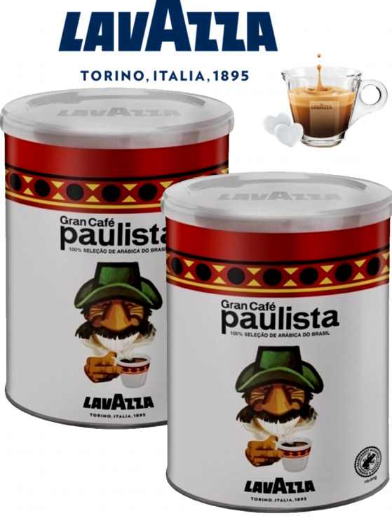 Lavazza Paulista кофе молотый 250г ж/б (2 штуки)