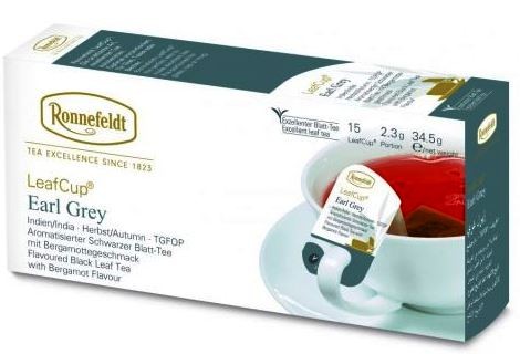 Ronnefeldt Leaf Cup Earl Grey/Эрл Грей черный чай с бергамотом 2.3гх15шт