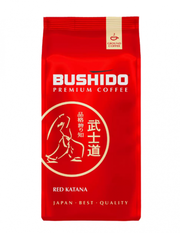 Кофе молотый  Bushido Red Katana 227 гр