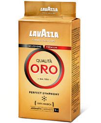 Lavazza Qualita Oro кофе молотый 250 г вакуумная упаковка