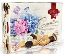 Ameri Composition 516г ассорти печенья и вафель весенняя упаковка