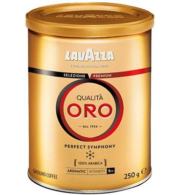 Lavazza Qualita Oro кофе молотый 250 г ж/б