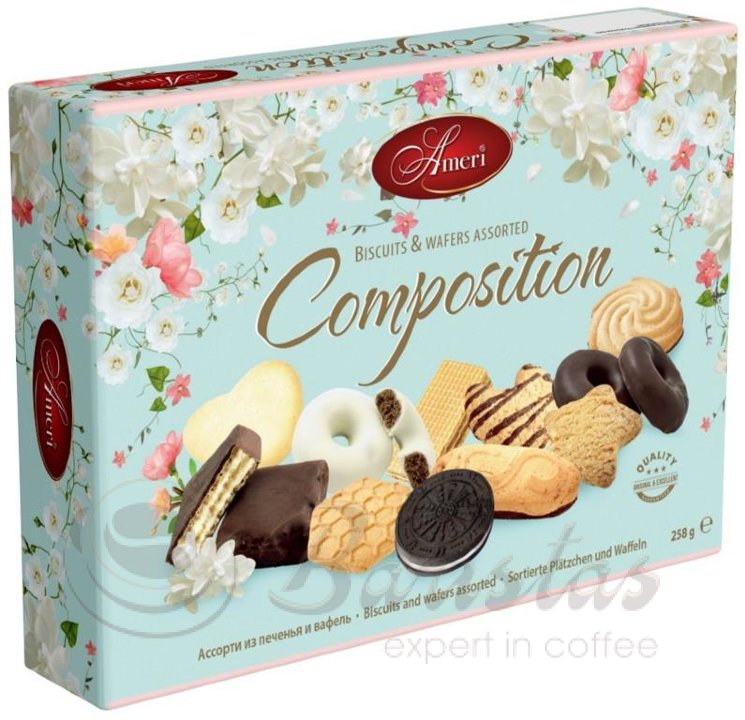 Ameri Composition 258г ассорти печенья и вафель