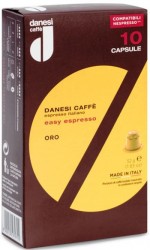 Danesi Oro кофе в капсулах формата Nespresso 5,5гх10шт