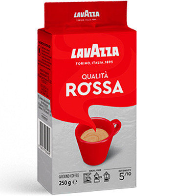 Lavazza Rossa кофе молотый 250 г вакуумная упаковка