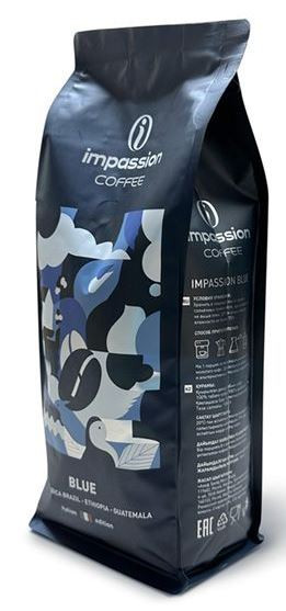 Impassion Blue кофе в зернах 1кг пакет 100% арабика