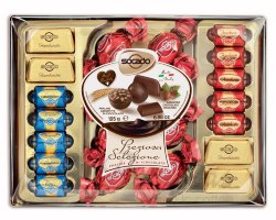 Socado Preziosa Selezione 195г ассорти шоколадных конфет, пластик