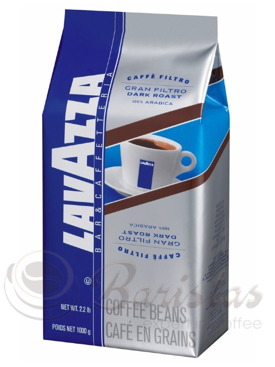 Lavazza Gran Filtro кофе в зернах 1 кг пакет
