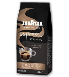 Lavazza Espresso кофе в зернах 500г арабика 100% пакет