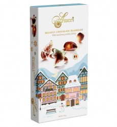 Ameri 125г конфеты шоколадные ракушки новогодняя упаковка