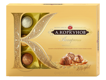 Коркунов Ассорти молочный шоколад 110г подарочная упаковка