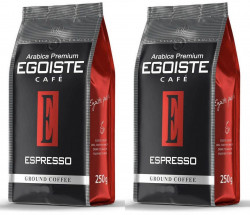 Egoiste Espresso 250г кофе молотый в/у (упаковка 2 шт)