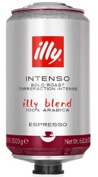 Illy Intenso темная обжарка 3 кг кофе в зернах 100% арабика ж/б