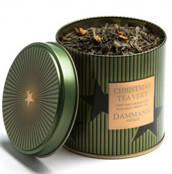 Dammann Christmas Tea Vert / Рождественский Зеленый чай зеленая жестяная банка 100г