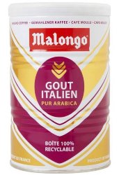 Malongo Gout Italien кофе молотый 250г арабика 100% ж/б