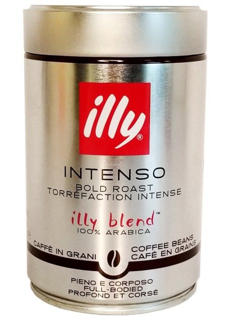 Illy Intenso темная обжарка 250г ж/б кофе в зернах