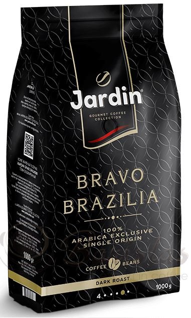 Jardin Bravo Brazilia 1 кг кофе в зернах пакет