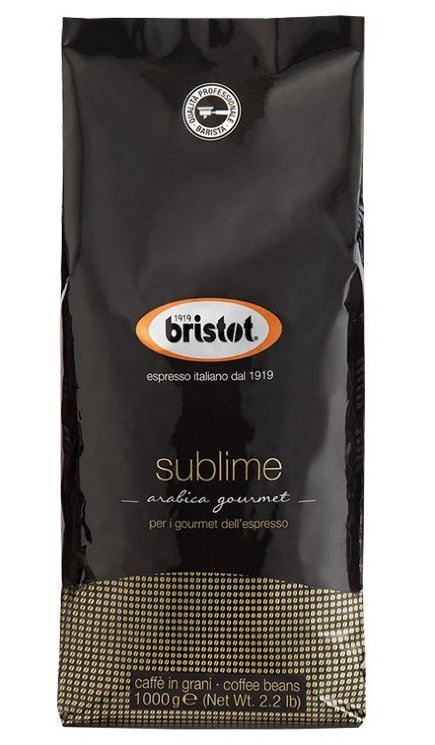 Bristot Sublime Arabica кофе в зернах 1 кг пакет