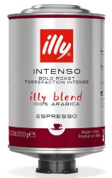 Illy Intenso темная обжарка 1,5 кг кофе в зернах арабика 100% ж/б