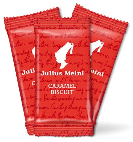 Julius Meinl Caramel Biscuit бисквитные печенья 100шт х 5,6г