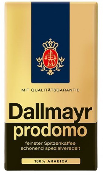 Dallmayr Prodomo 500г кофе молотый 100% арабика в/у