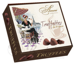 Ameri В Париже 250г подарочная упаковка шоколадные трюфели